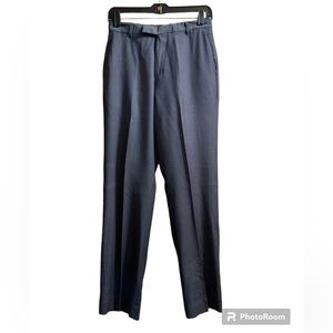Boy’s Calvin Klein Blue Flat Front Dress Pants Slacks with Pockets.